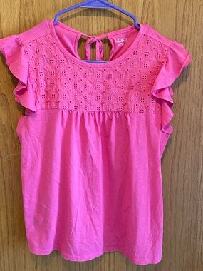 Loft Women’s Short Sleeved Top - Tie Close - Size Small